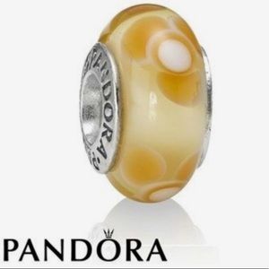 Pandora Yellow Flower Murano Charm
